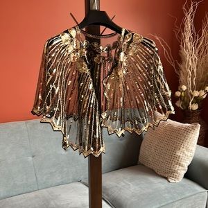 20s flapper sequin bolero